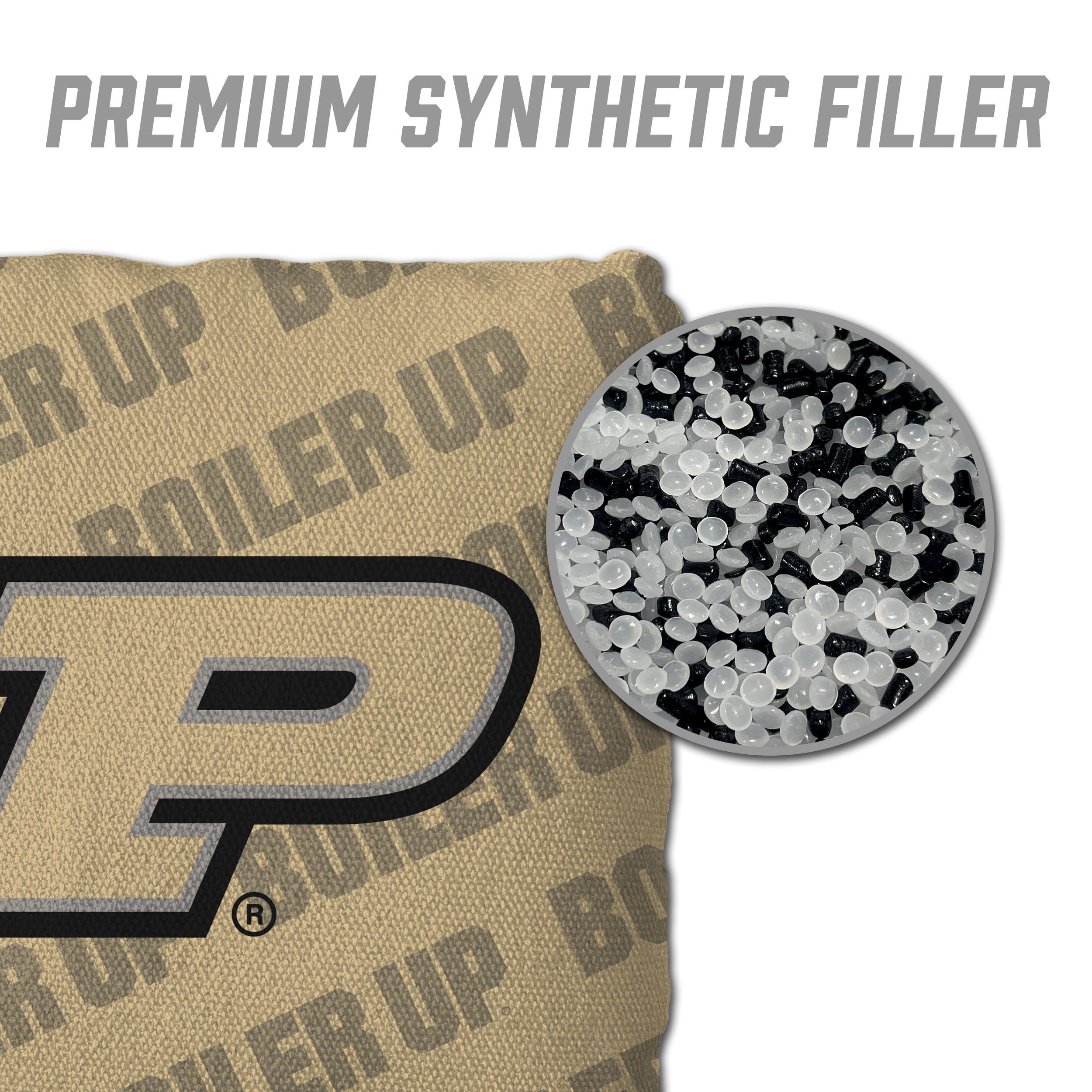 NCAA Purdue Boilermakers Cornhole Bags - 4PK - Gold