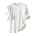 thumbnail image 1 of Casual Primavera Tops para las Mujeres Cuello Redondo Camiseta Blusa, Cómodo Ligero Poliéster Superior de Verano, 1 of 9