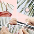 thumbnail image 2 of MONOJOY Flamingo Shower Curtain, Tropical Floral Printed Shower Curtain, 72 x 72 inch, 2 of 6