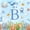Watercolor B, variant on jejeloiu Ocean Themed Monogram F Bed Sheets For Kids,Sea Sealife Initial King Sheets,4pcs