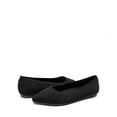 thumbnail image 3 of Womens knit pointed toe flats comfortable slip on dress shoes for office or business wear, 3 of 6