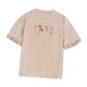 thumbnail image 5 of Camiseta para mujer, camiseta para mujer, camiseta de manga corta con volantes, ropa clásica cómoda con cuello redondo, Tops de verano para viajes de L, 5 of 8