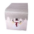 thumbnail image 1 of justharion Christmas Table Runner Home Restaurant Tabletop Decoration Holiday Scene Prop Indoor Scene Layout Dining Tables Covers Desktop Mat Decorations, 1 of 6