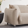 thumbnail image 6 of Hommoo 85.8" Sofa Oversized Loveseat Couch Sofa, Modern Sherpa Sofa for Apartment, Home&Office, Camel, 6 of 9