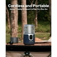 thumbnail image 3 of Toytexx Cordless Coffee Grinder with Stainless Steel Blade, Electric Spice Grinder, 85 grinds per charge, 3 of 7
