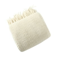 Throw Blanket, Fall Throw Blanket - Dienrx Oversized Knit Throw Blanket, 50X70 Inch Chunky Weave Shawl, Solid Color Sofa Bed Cover, Lightweight Warm Wrap for Living Room, Aesthetic Home Decor