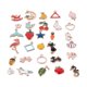 thumbnail image 1 of Accesorios para colgantes de bricolaje Ticfox Aleación Goteo de aceite colorido, 1 of 7