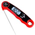 thumbnail image 1 of Laeeully Instant Read Digital Meat Thermometer, Calibrated with Backlight Collapsible Probe, Waterproof Kitchen Cooking BBQ Food Thermometer, 1 of 7