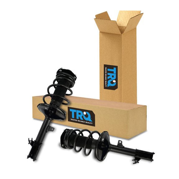 TRQ Front Strut & Coil Spring Assembly Set Driver & Passenger Sides Fits Select 99-03 Lexus RX300