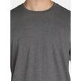 thumbnail image 4 of George Men's & Big Men's Relaxed Fit Cotton Crewneck T-Shirt with Long Sleeves, Size XS-3XL, 4 of 5