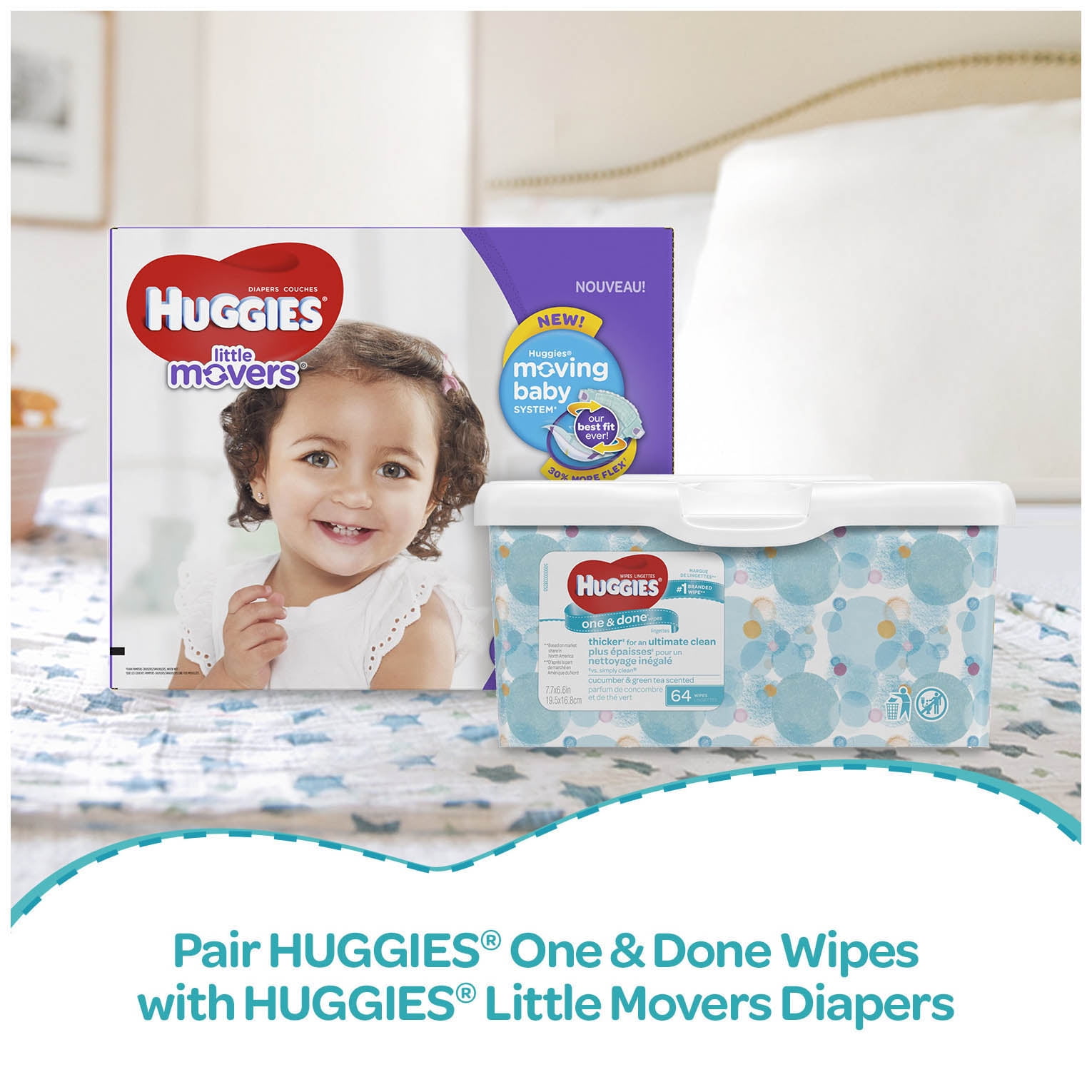 huggies one and done wipes 1104