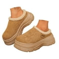 thumbnail image 3 of Yindaity Bed Room Slippers for Women Womens Slippers with Australian Shearling Lining Slippers for Women - Non-Slip(B,24.99), 3 of 9
