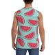 thumbnail image 4 of Fotbe Watermelon Men's Camiseta sin Mangas Estampada para Hombres, Playera Casual para Gimnasio, Entrenamiento, Playa-Small, 4 of 7