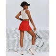 thumbnail image 5 of Pinspark Women Tennis Skirt High Waist Pleated Athletic Skirt Tummy Control Golf Skorts Cute Casual Pickleball Skirt, 5 of 6