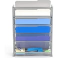 thumbnail image 2 of 6 Tier Wall Mount Document Letter Tray Organizer, Black, 2 of 5