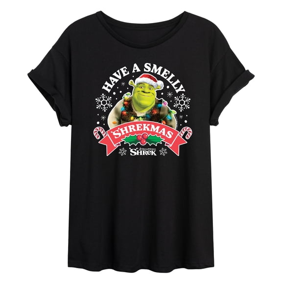 Shrek - Have A Smelly Shrekmas - Women's Oversized Graphic T-Shirt