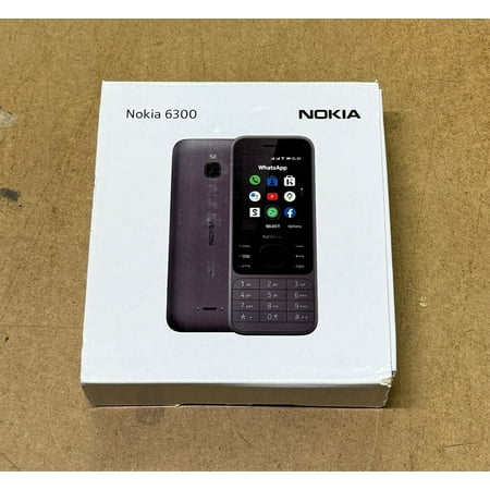 NEW Nokia 6300 4G LTE Verizon Locked VoLTE Whatsapp