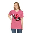 thumbnail image 3 of Valentines Day Shoestring Heart Sneaker Graphic Tee - Unisex 90s Converse, 3 of 8