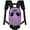 Purple, variant on Dog Carrier Backpack, Adjustable Dog Pet Cat Front Carrier Backpack | Ventilated Dog Chest Carrier for Hiking Camping Travel, Sling Bag for Small Medium Dog Cat Puppies, Medium, 9-13 lbs, Black