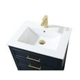 thumbnail image 7 of 24" Tennant Brand Aruzza Navy Blue Small Narrow Navy Blue Bathroom Vanity 2822-V24NB, 7 of 7