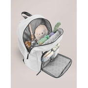 JuJuBe Deluxe Backpack Diaper Bag - Grey