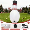 thumbnail image 4 of Magotan 5ft Christmas Inflatables Outdoor Decoration Snowman Christmas Blow Ups with Built in LED Lights Xmas Garden Yard Lawn Decoration, 4 of 7