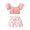 Pink, variant on Mercatoo Baby Girl Clothes Outfits Cotton O Neck Tops Casual 2PC Set Toddler Girls Clothes