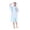 Light Blue, variant on Lindreshi Robes for Women Fuzzy Women's Winter Thickened Double Faced Velvet Pajamas Household Robes