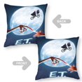 thumbnail image 2 of E.T., el Extraterrestre Fundas de almohada de terciopelo con tema, regalos de funda de almohada, decoración para el hogar, cojín de lanzar, regalo de cumpleaños para fans y parejas. 45cm x 45cm., 2 of 6