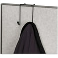 thumbnail image 5 of 75510 Double Coat Hook, for Partitions, Wire, 4-Inch x5-1/8-Inch x6-Inch, Black, 5 of 6