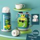 thumbnail image 3 of Smart Suit Thermos Cups With Straw Travel Coffee Mug Stainless Steel Children Water Bottle Office Business Gift Milk Mug, 3 of 5