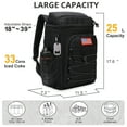 thumbnail image 4 of Backpack Cooler for Men, 25L Cooler Backpack Insulated LeakProof, Heavy Duty Lunch Bag, 4 of 7