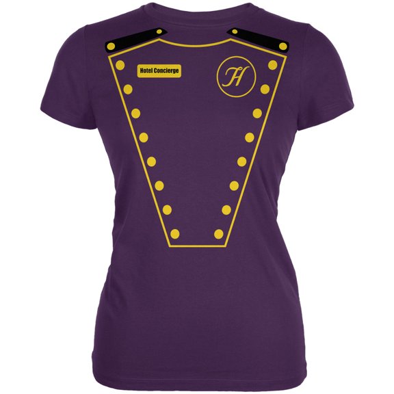 Halloween Hotel Concierge Costume Women's Juniors Soft T Shirt
