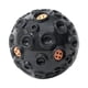 thumbnail image 2 of Pelota de juguete para perros masticable agresiva, pelota interactiva para perros con sonido chirriante, duradera Negro, 2 of 9