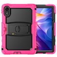 thumbnail image 2 of XYX for Xiaomi Redmi Pad 2 Case 11 inch, 3in1 Heavy Duty Shockproof Tablet Cover with Stand, Shoulder Strap, Rose, 2 of 7