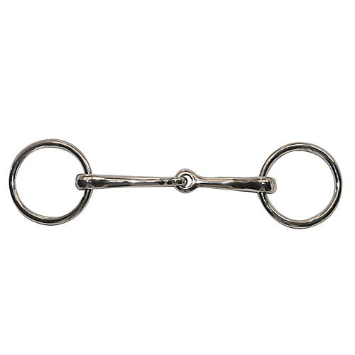 3.5" Miniature horse loose ring snaffle bit Stainless steel 