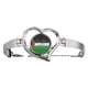 thumbnail image 1 of Nombre país bandera palestina Pulsera pulsera de joyería en forma de corazón Unbranded M, 1 of 3