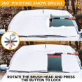 thumbnail image 3 of Cepillo para nieve y raspador de hielo EcoNour 36 extensible 3 en 1, 3 of 9