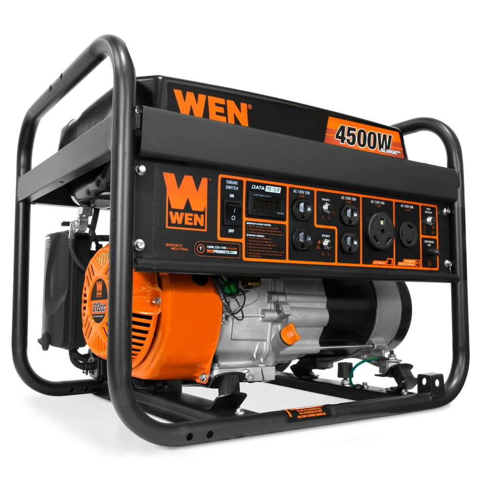 WEN 4500Watt 212cc Transfer Switch and RVReady Portable Generator