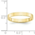 thumbnail image 3 of 10K Yellow Gold 3mm Light Weight Flat Band Ring Size 8.5, 3 of 7