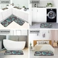 thumbnail image 5 of SKYSONIC Kitchen Mat (Green Mystical Mushroom) 2 Pcs Set, Anti Fatigue Kitchen Rugs Cushioned Water Absorbant Non Slip Comfort Floor Mats for Kitchen Bedroom Liveing Room Bathroom, 5 of 7