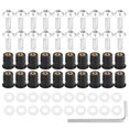 thumbnail image 1 of Unique Bargains 20pcs M5 5mm Motorcycle Windscreen Screws Fairing Windscreen Screws Bolt Windshield Mounting Nuts Red, 1 of 7