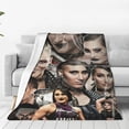 thumbnail image 4 of Rhea Wrestler Ripley Throw Blanket Lightweight Air Conditioner Blanket King Size Blankets for All Seasons Funny Blankets for Office for Running 40"x30", 4 of 8