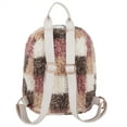 thumbnail image 3 of Jessica Simpson Mini Plush Checkered Backpack for Women for Going Out, Work, Commuting & Traveling in Poptart Checkered Plush, 3 of 6