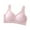 Pink, variant on Wireless Seamless Bras for Women Solid Color No Underwire Push Up V Neck Full Coverage Bralettes Sports Everyday Bras,Black,34 C