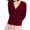 Wine, variant on BODOAO Women's Classic Button Down Long Sleeve V-Neck Soft Knit Sweater Cardigan Women's Classic Down Long Sleeve V Neck Soft Knit Sweater Blue L