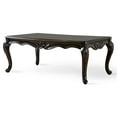 thumbnail image 3 of Furniture of America Armena Traditional Solid Wood Coffee Table, Black, 3 of 11