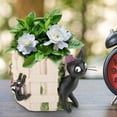 thumbnail image 3 of Fence Plant Pot,Cute Black Cat Cartoon Cartoon Plant Pot Flower Pot Professional Grade, 3 of 10