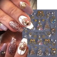 thumbnail image 2 of Calcomanías para Uñas BMKKOT 5D en Relieve Diseño Navideño 3 Piezas, 2 of 9