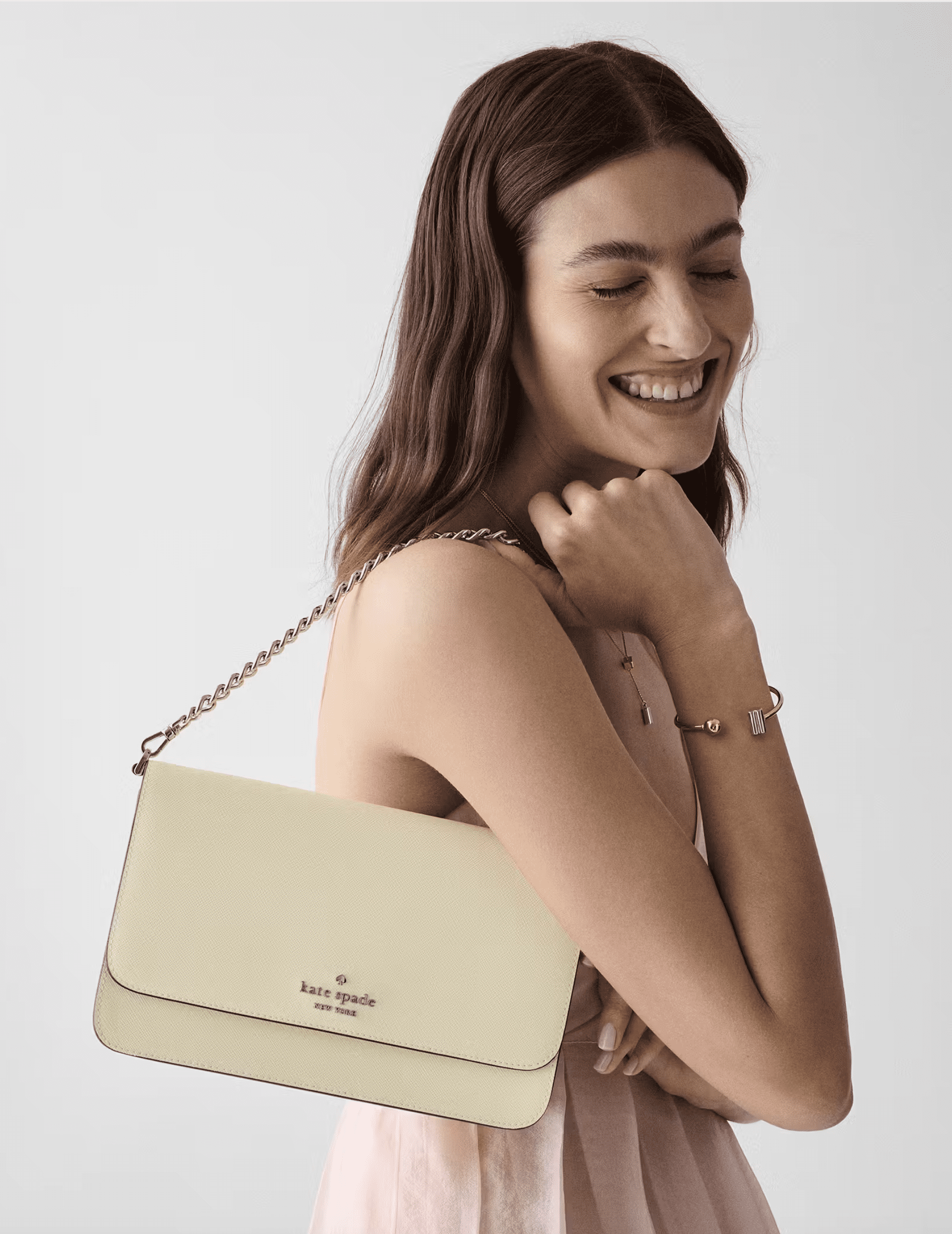 Kate Spade New York Women’s Madison Willow Crossbody Bag – Saffiano PVC, Adjustable Strap